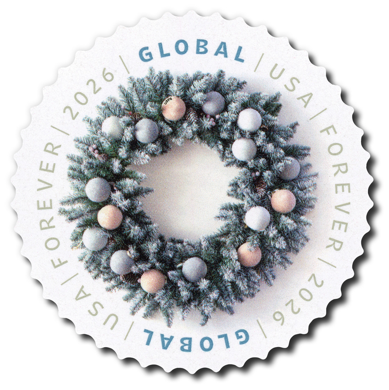 NW2639 - 2026 Global Forever Stamp - Winter Wreath