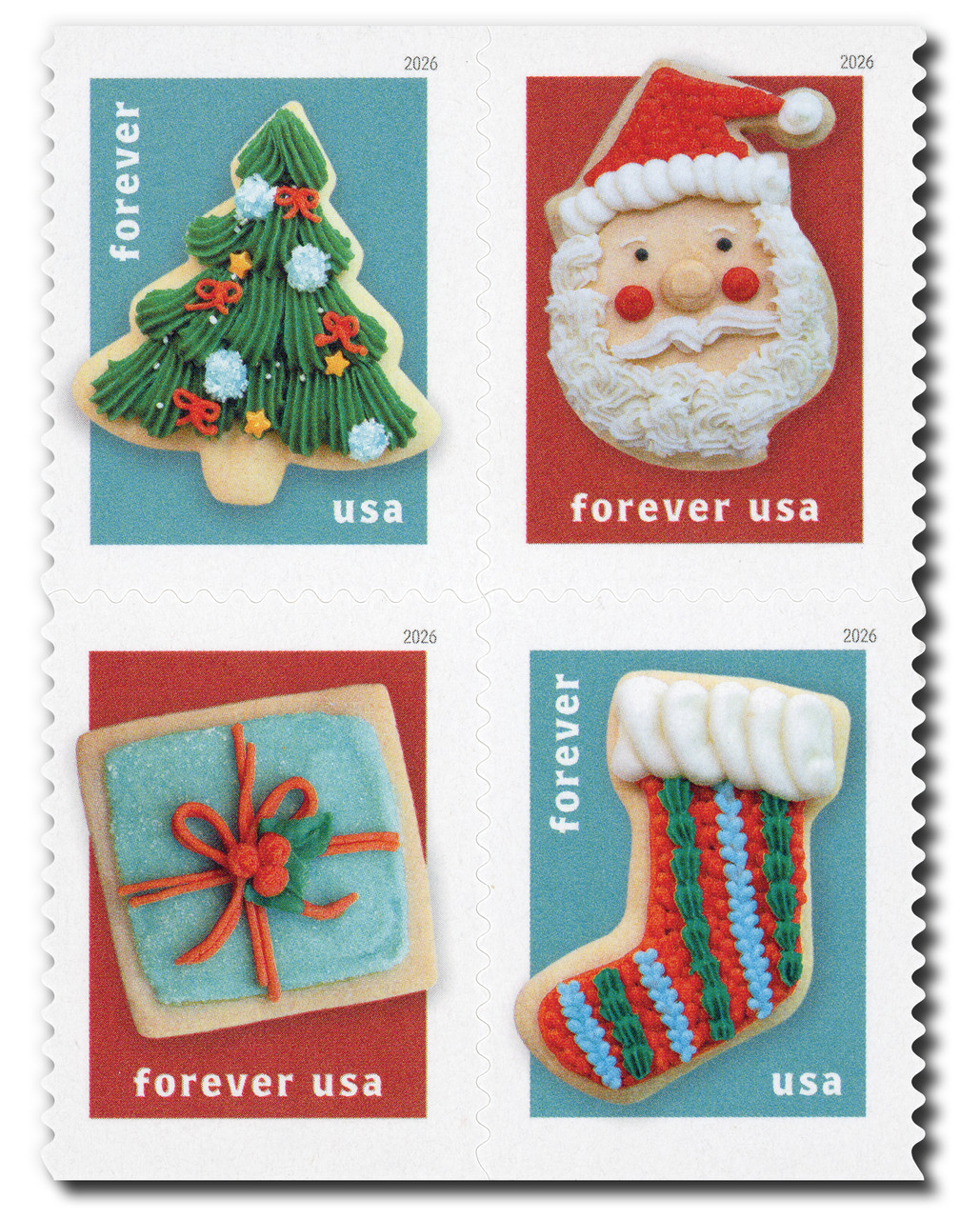 NW2640 - 2026 First-Class Forever Stamps - Contemporary Christmas: Christmas Cookies