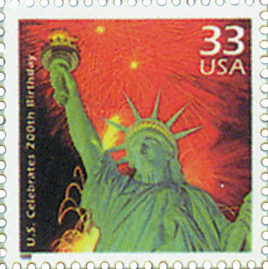 3189f - 1999 33c Celebrate the Century - 1970s: U.S. Bicentennial