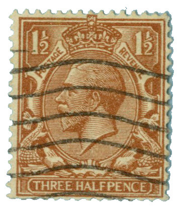 美品　イギリス　1922年　ジョージ5世　1ポンド　P-359 189 - 1924 Great Britain, King George V - Mystic Stamp Company