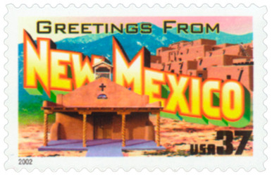 3726 - 2002 37c Greetings from America: New Mexico - Mystic Stamp