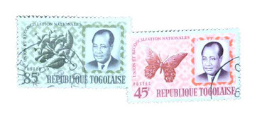 489-90 - 1964 Togo - Mystic Stamp Company