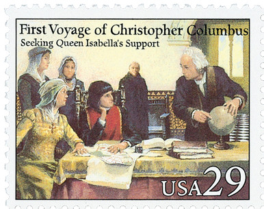 2620 - 1992 29c Voyage of Columbus: Seeking Queen Isabella's