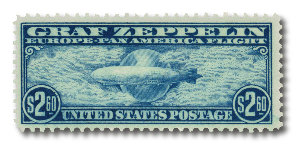 C15 - 1930 $2.60 Graf Zeppelin, Blue