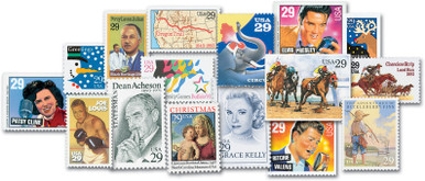 YS1993C - 1993 Complete Commemorative Year Set, 92 Stamps - Mystic