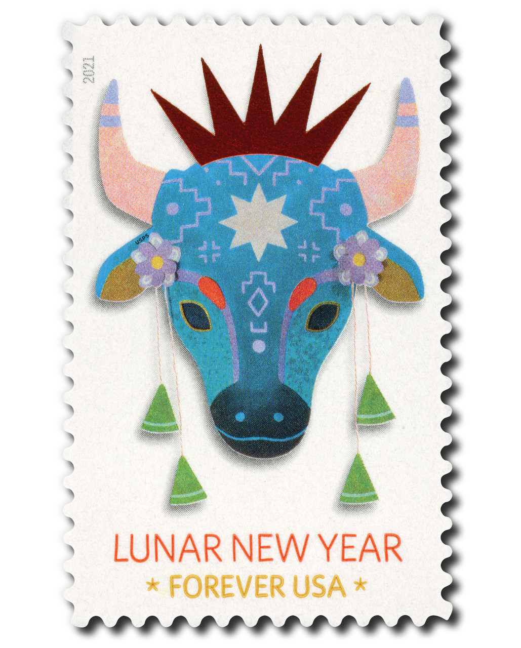 5556 - 2021 First-Class Forever Stamp - Lunar New Year: Year of the Ox