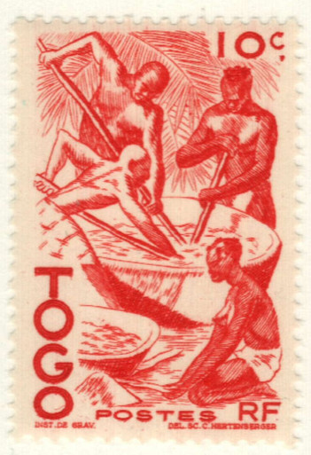 309 - 1947 Togo - Mystic Stamp Company