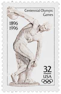 (貴重品)OLYMPIC 1896-1996 (毎日新聞社監修　非売品) 3087 - 1996 32c Centennial Olympic Games - Mystic Stamp Company