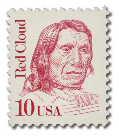 2175 - 1987 10c Great Americans Series: Red Cloud - Mystic Stamp