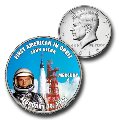 MCN156 - SAVE over 50% on John Glenn First American in Orbit Coin