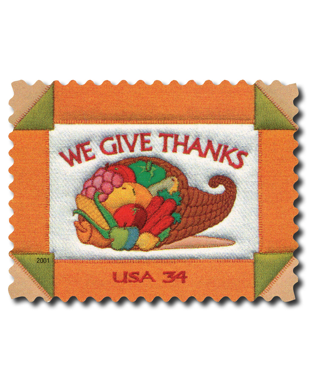3546 - 2001 34c Thanksgiving