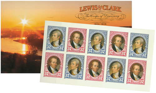 BK297 - 2004 37c Lewis & Clark, Prestige Booklet of 20 Stamps