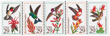 2642-46 - 1992 29c Hummingbirds - Mystic Stamp Company