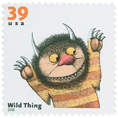 3991 - 2006 39c Children's Book Animals: Wild Thing - Mystic