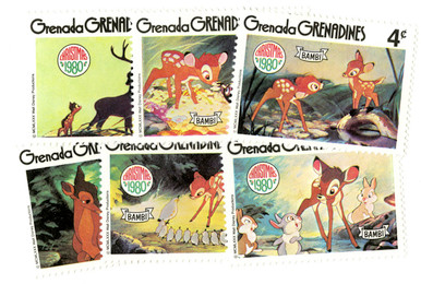 ディズニー1980年　POSTAGE STAMPS GrenadaGrenadines-