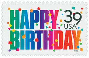 4079 - 2006 39c Happy Birthday - Mystic Stamp Company