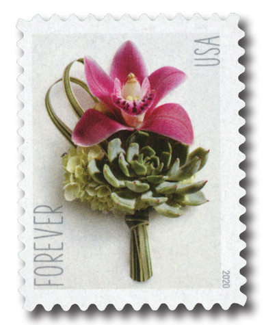 その他 NAGNAGNAG with Wanto US MAIL series 2020 5457 - 2020 First-Class Forever Stamp - Wedding Series