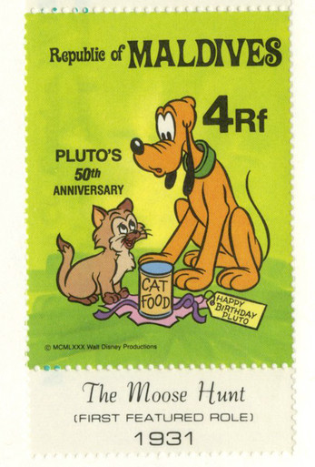 MDS380A - 1982 Disney Celebrates Pluto's 50th Anniversary, Mint