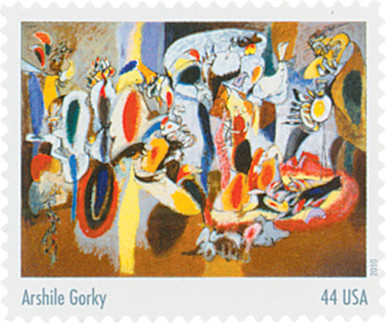 4444e - 2010 44c Abstract Expressionist: Arshile Gorky - Mystic