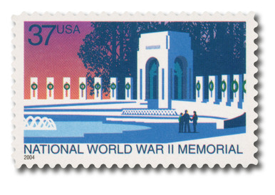 3862 - 2004 37c National World War II Memorial - Mystic Stamp Company