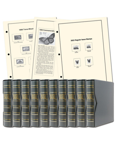 DS166 - 1847-2024 Volumes I-X, Mystic's Hingeless American