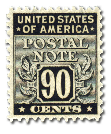 PN18 - 1945 90c Postal Note, Black - Mystic Stamp Company