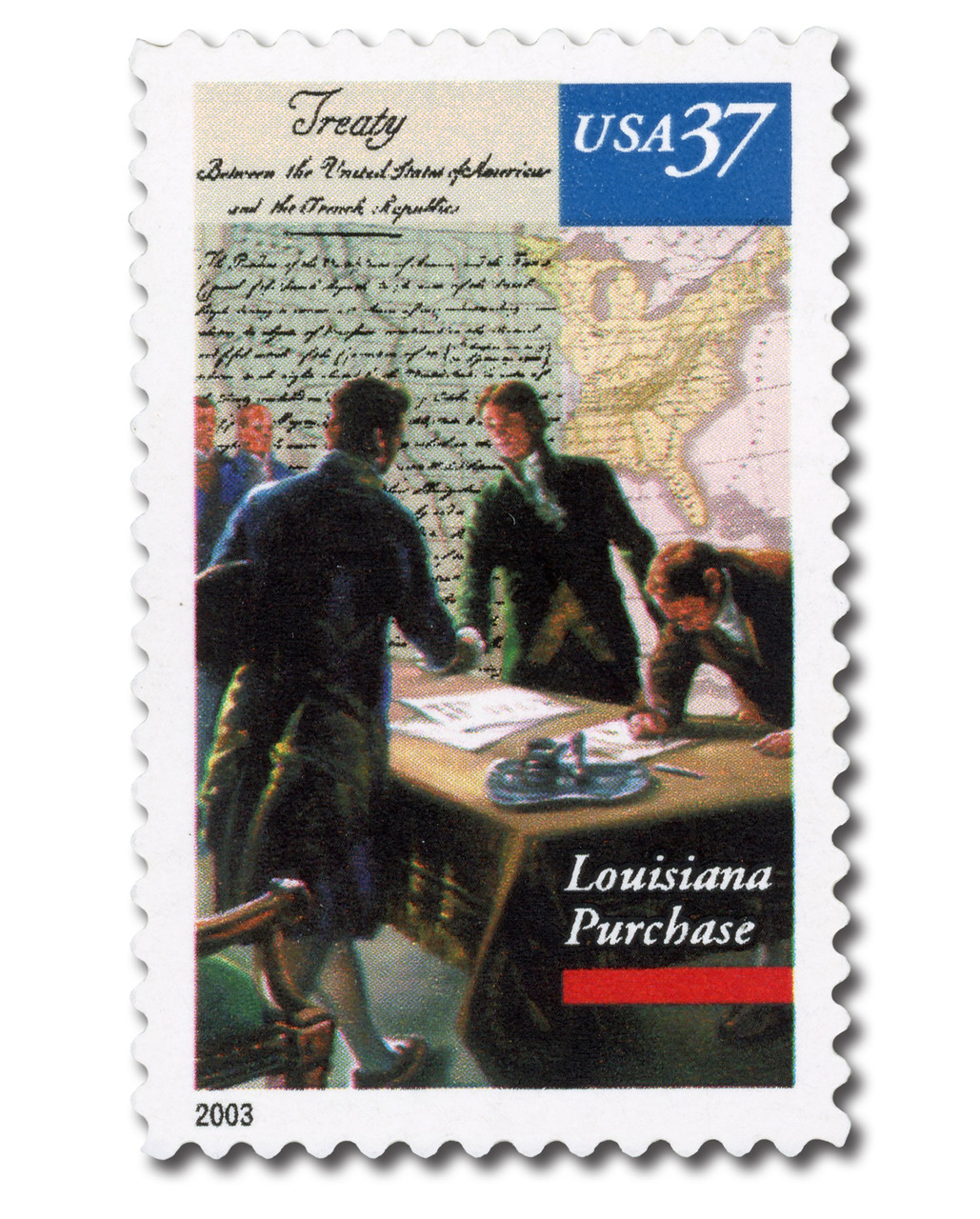 3782 - 2003 37c Louisiana Purchase Bicentennial