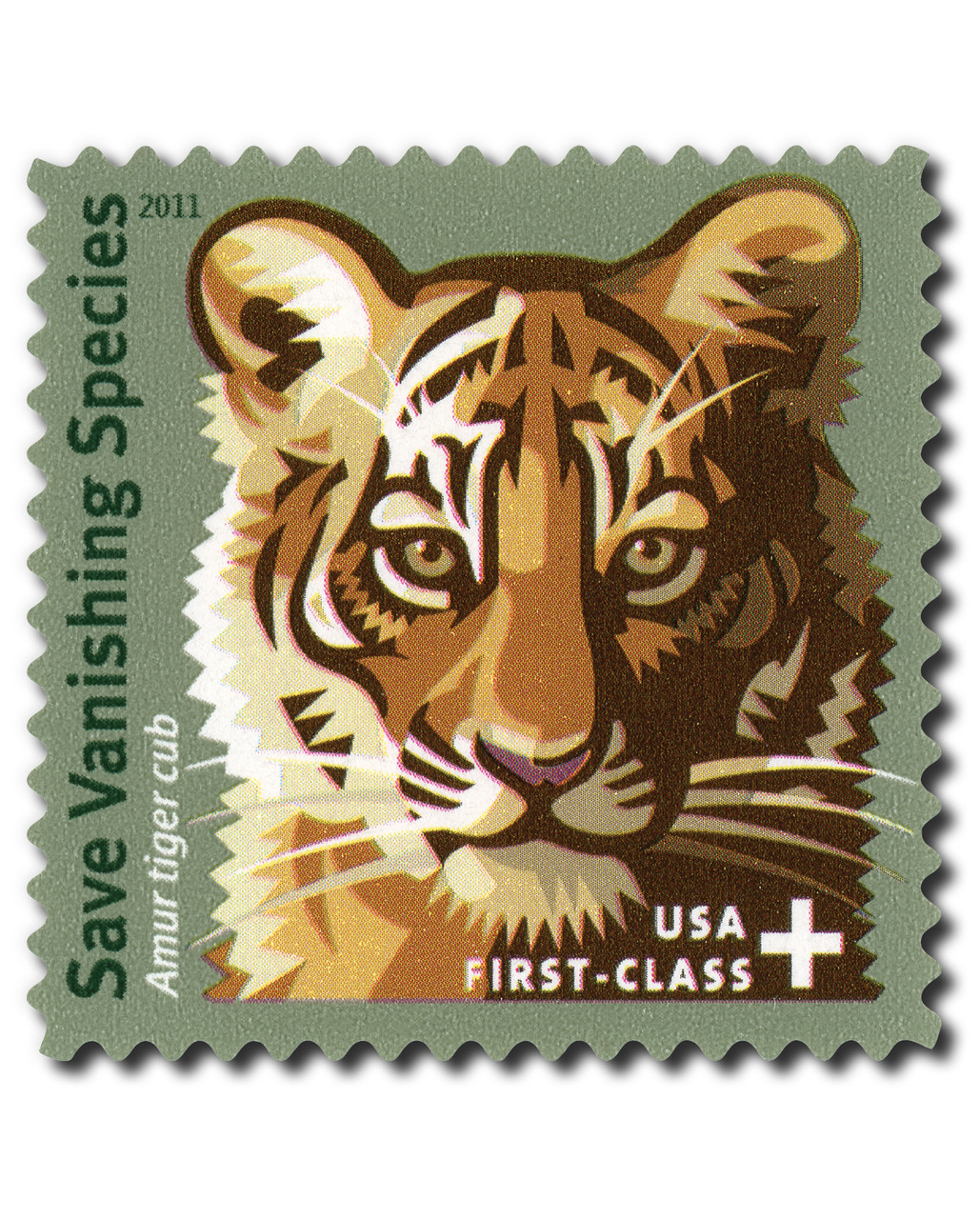 B4 - 2011 Non-Denominated, 44c & 11c Surtax Semipostal - Save Vanishing Species