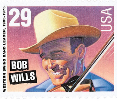 2778 - 1993 29c Country Music Legends: Bob Wills, booklet single