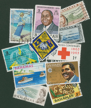 M3070 - Bahamas, 25 stamps - Mystic Stamp Company