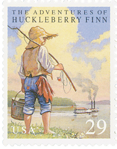 2787 - 1993 29c Classic Books: The Adventures of Huckleberry Finn