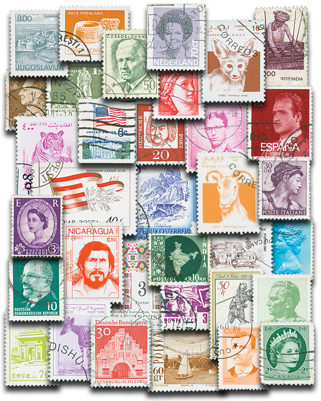 M3735 - Giant Worldwide Grabbag 200 Stamps