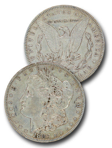 CW-883O - 1883-O Morgan Silver Dollar - Mystic Stamp Company