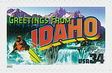3572 - 2002 34c Greetings From America: Idaho - Mystic Stamp Company
