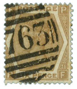 59 - 1872 Great Britain, Queen Victoria - Mystic Stamp Company