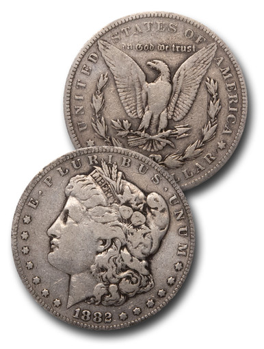 コレクション 1882 Morgan Silver Dollar CW-882S - 1882 Morgan Silver Dollar - Mystic Stamp Company