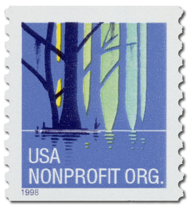 3207 - 1998 5c Wetlands, Coil, Large 1998 - Mystic Stamp Company
