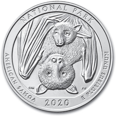 CNASNP25P - 2020 National Park of American Samoa Quarter, P mint