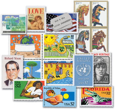 コレクション 1995 Commemorative Stamp Collection 1995 Commemorative Stamp Collection_Hardcover w/ Stamps in