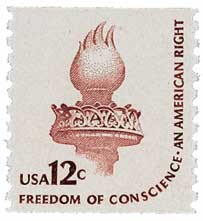 1816 - 1981 12c Liberty Torch, Coil - Mystic Stamp Company