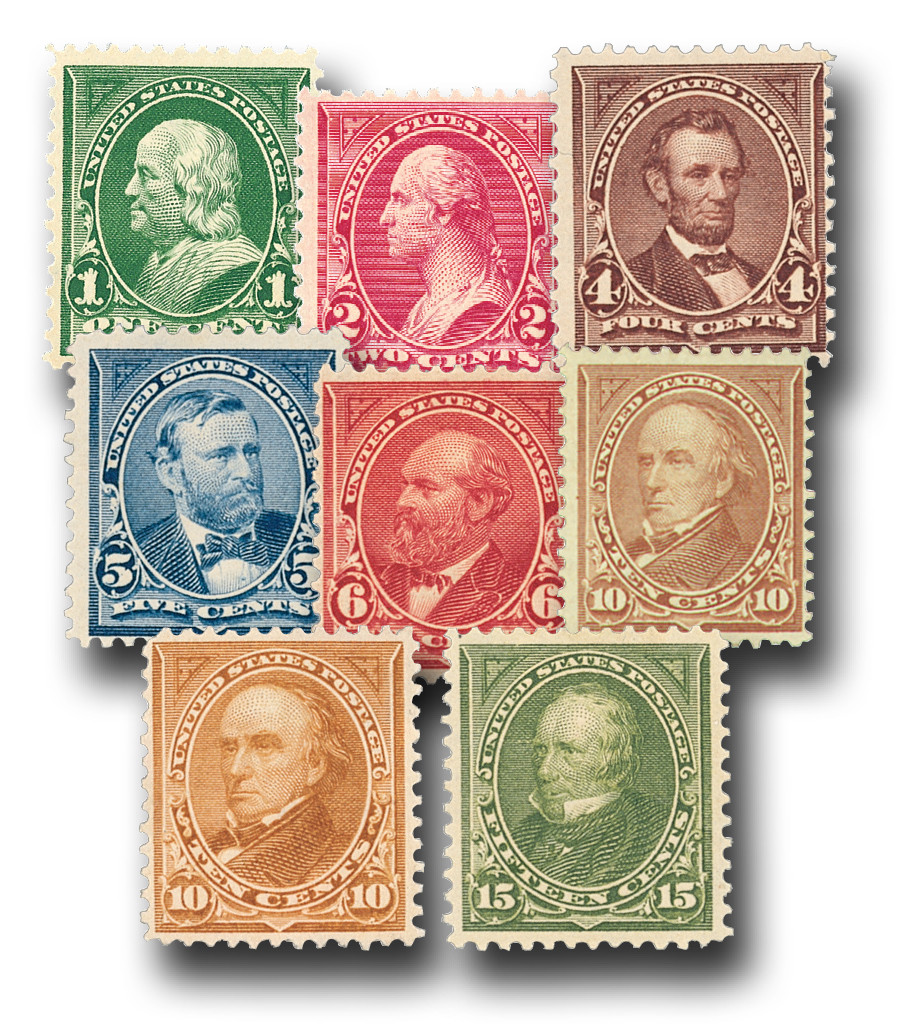 279-84 - 1898 Bureau Issues, Double Line Watermark, Complete Set