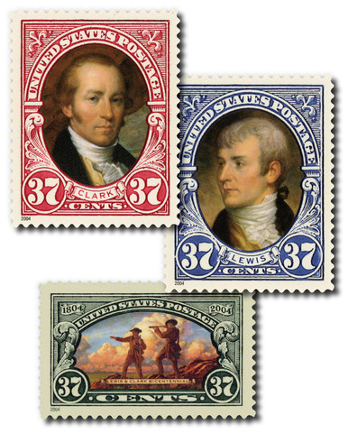3854-56 - 2004 37c Lewis & Clark Expedition - Mystic Stamp Company