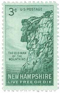 1068 - 1955 3c New Hampshire - Mystic Stamp Company