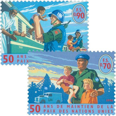 UNG325-26 - 1998 Geneva Rainforest S/S - Mystic Stamp Company