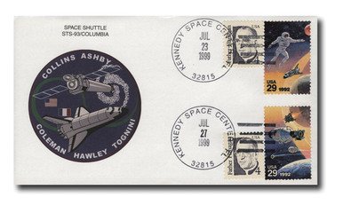 STS93 - STS-93 Launch and Return Cover - Mystic Stamp Company