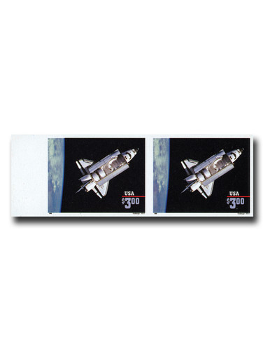 stamps 3.1～ 2544d - 1996 $3 Space Shuttle 'Challenger', Priority Mail, Imperf