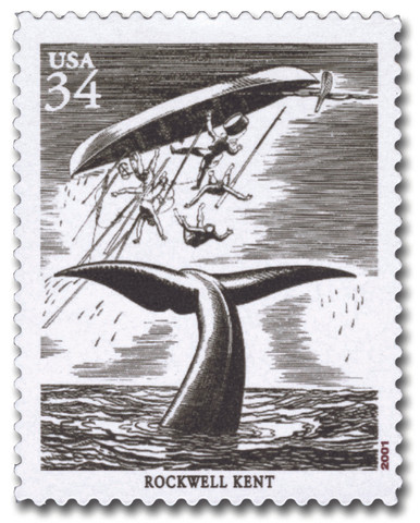 3502q - 2001 34c American Illustrator: Rockwell Kent - Mystic