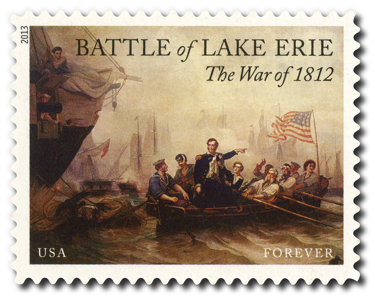 4805 - 2013 First-Class Forever Stamp - The War of 1812: Battle of Lake Erie