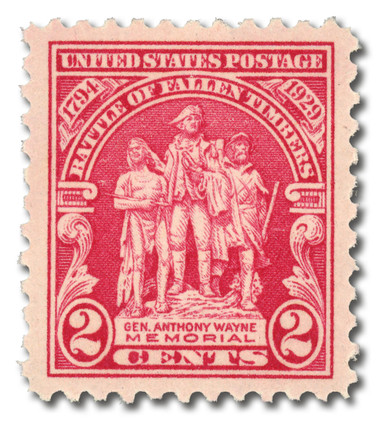 680 - 1929 2c Battle of Fallen Timbers - Mystic Stamp Company