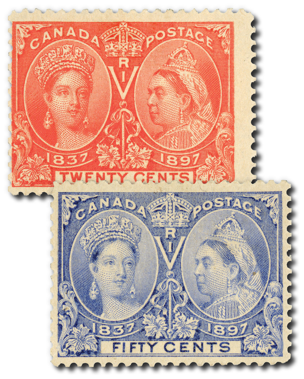 Canada's Diamond Jubilee Stamps: The First Commemorative Stamps of